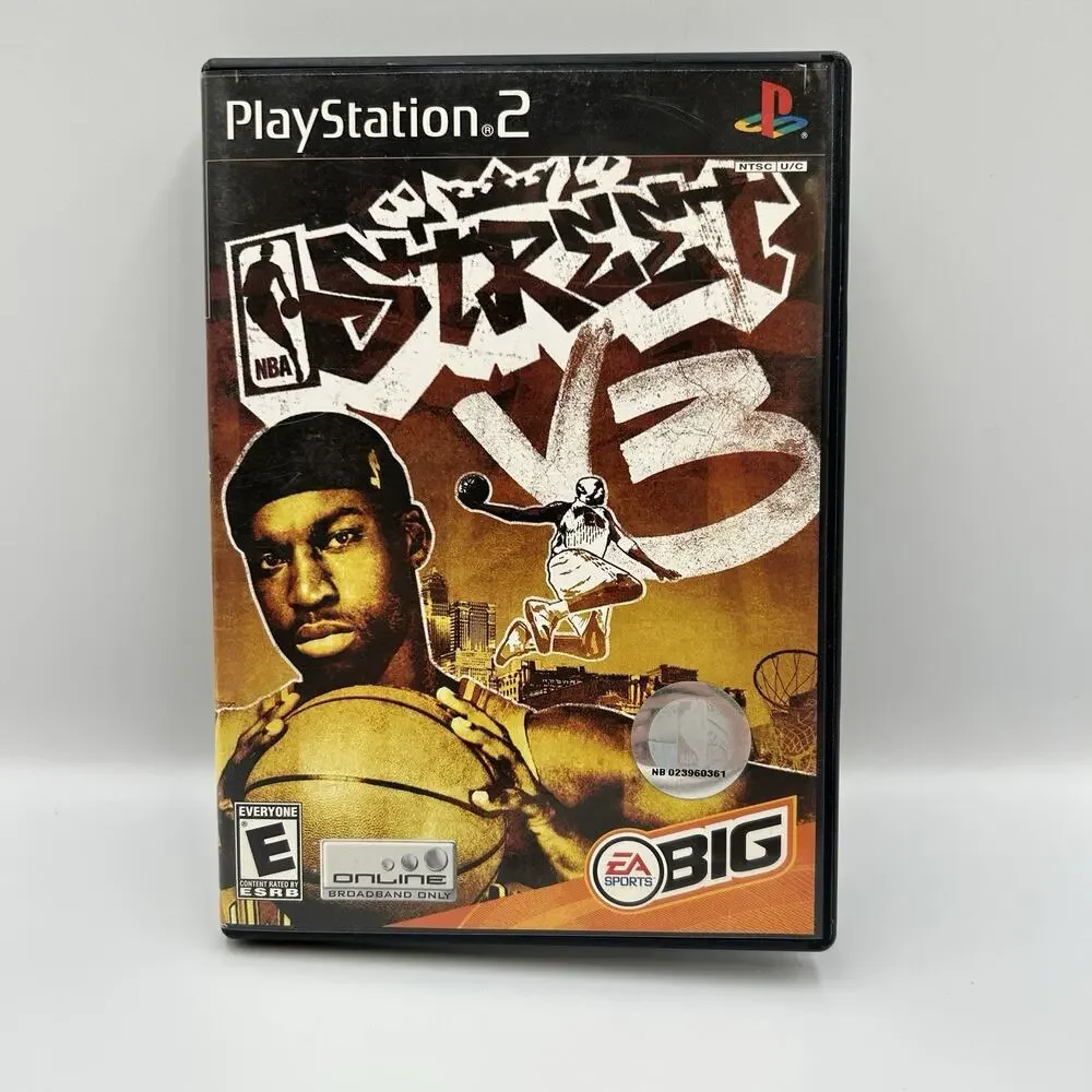 NBA Street V3 Vol. 3 (Sony PlayStation 2, PS2, 2005) - Missing Manual - Tested